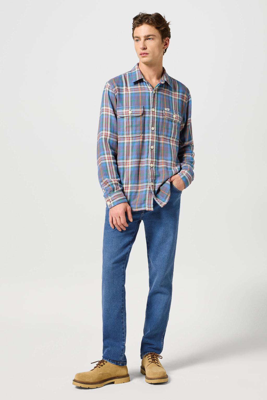 Wrangler Texas slim fit jeans ridge wash