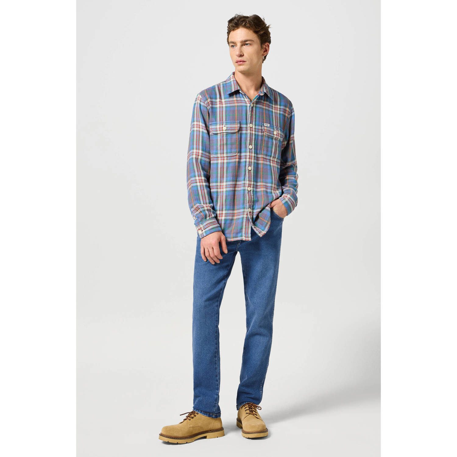 Wrangler Texas slim fit jeans ridge wash