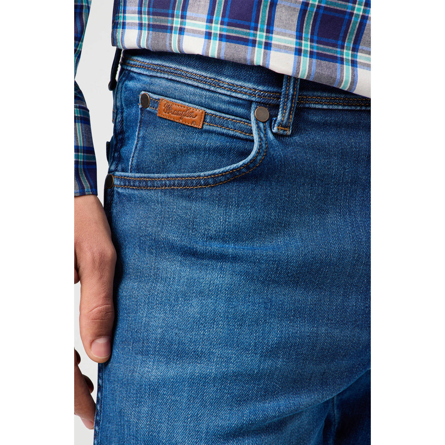 Wrangler TEXAS straight leg jeans verdant tone