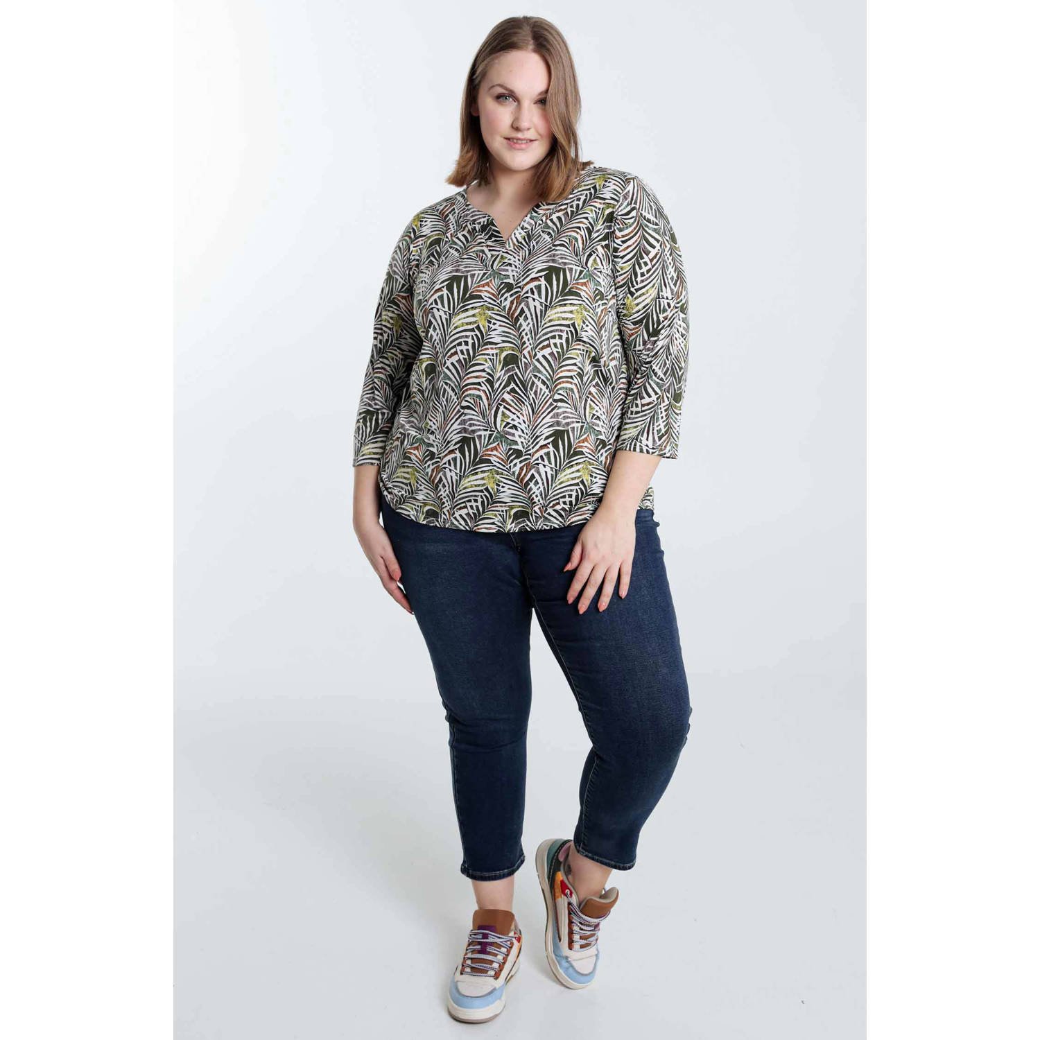Paprika blousetop kaki