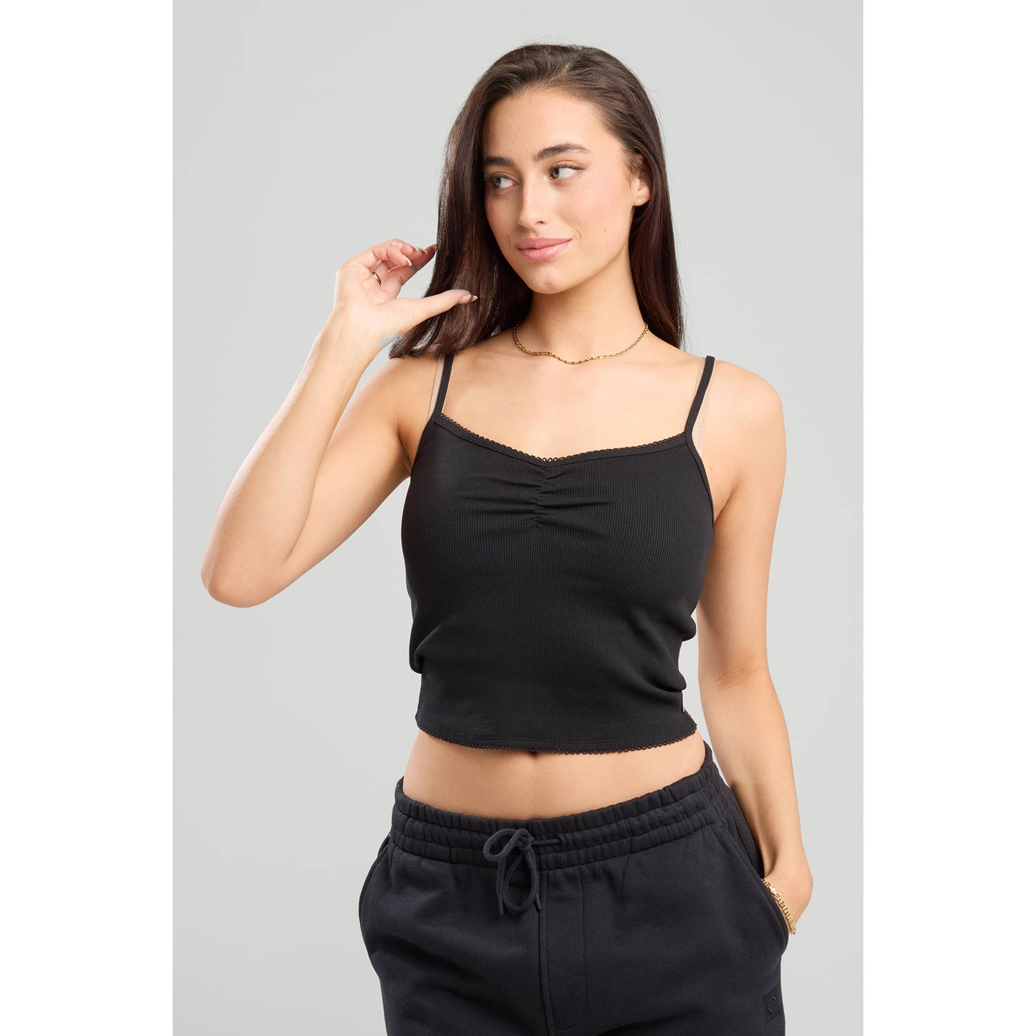 America Today singlet zwart