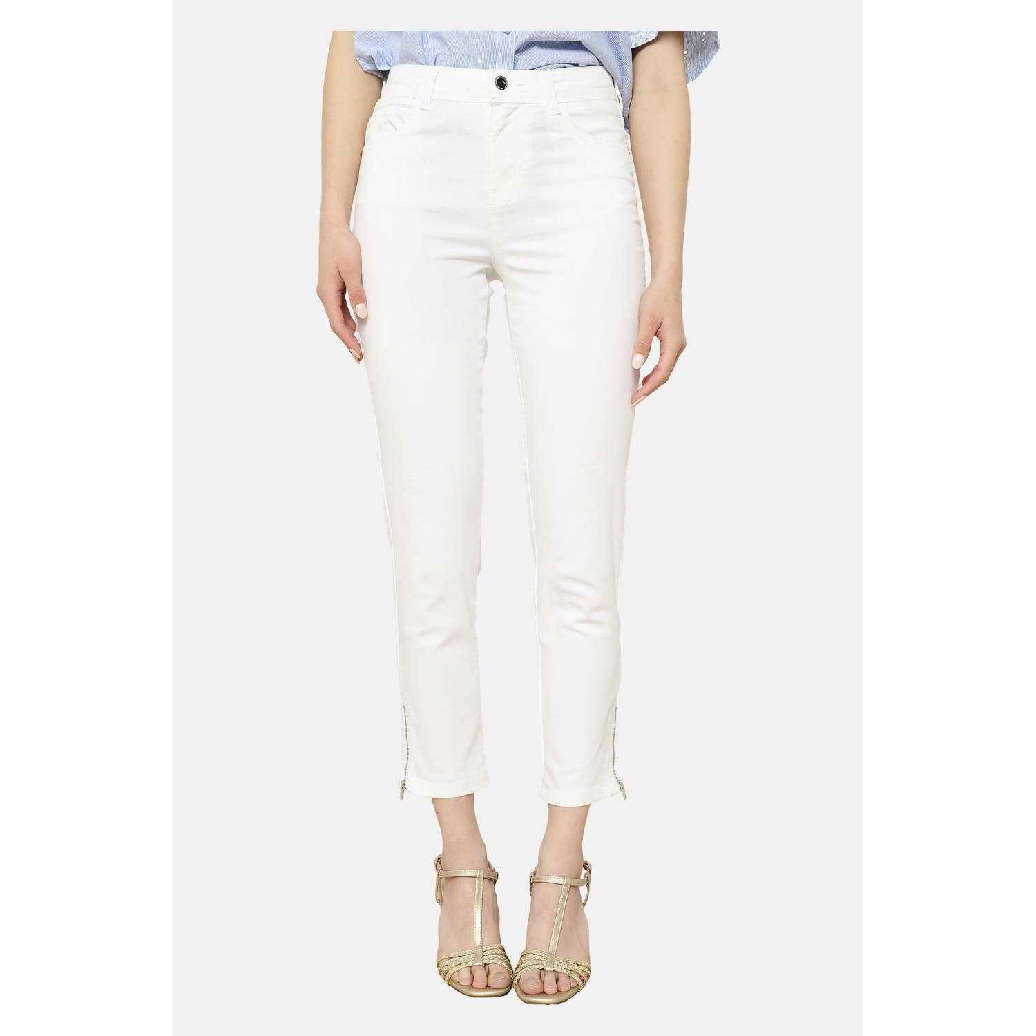 LOLALIZA slim fit jeans wit