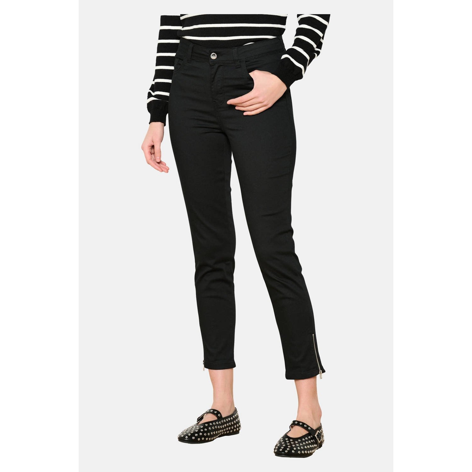 LOLALIZA slim fit jeans zwart