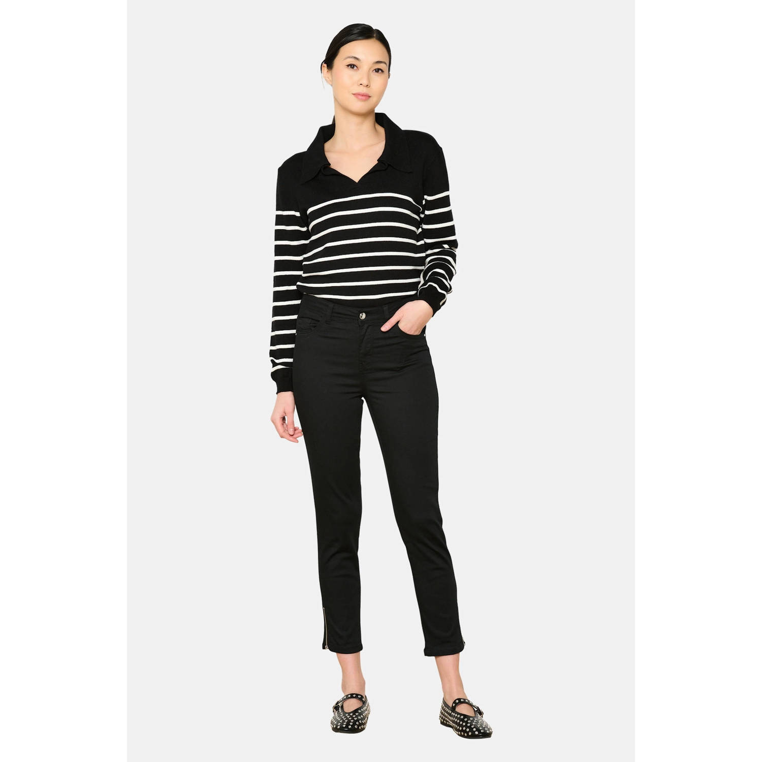 LOLALIZA slim fit jeans zwart