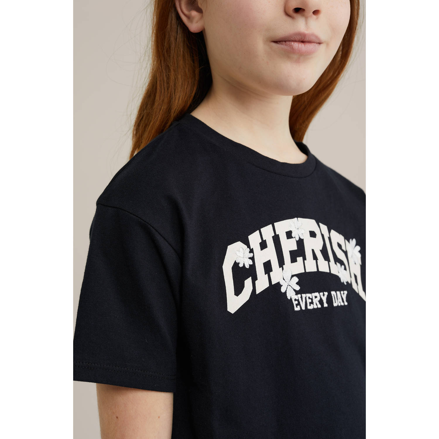 WE Fashion T-shirt zwart