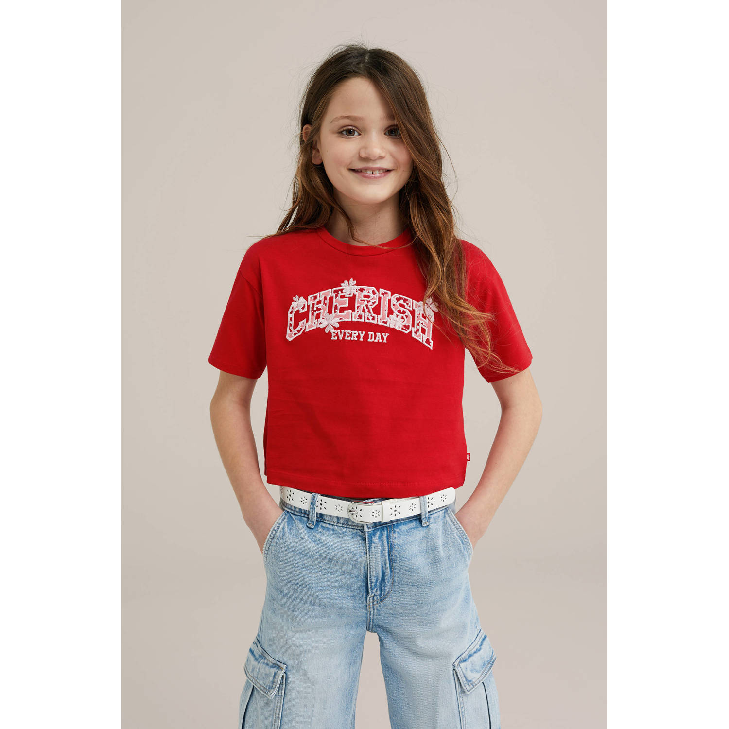 WE Fashion T-shirt rood