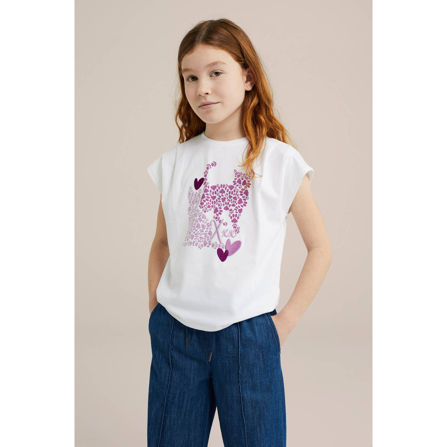 WE Fashion T-shirt wit