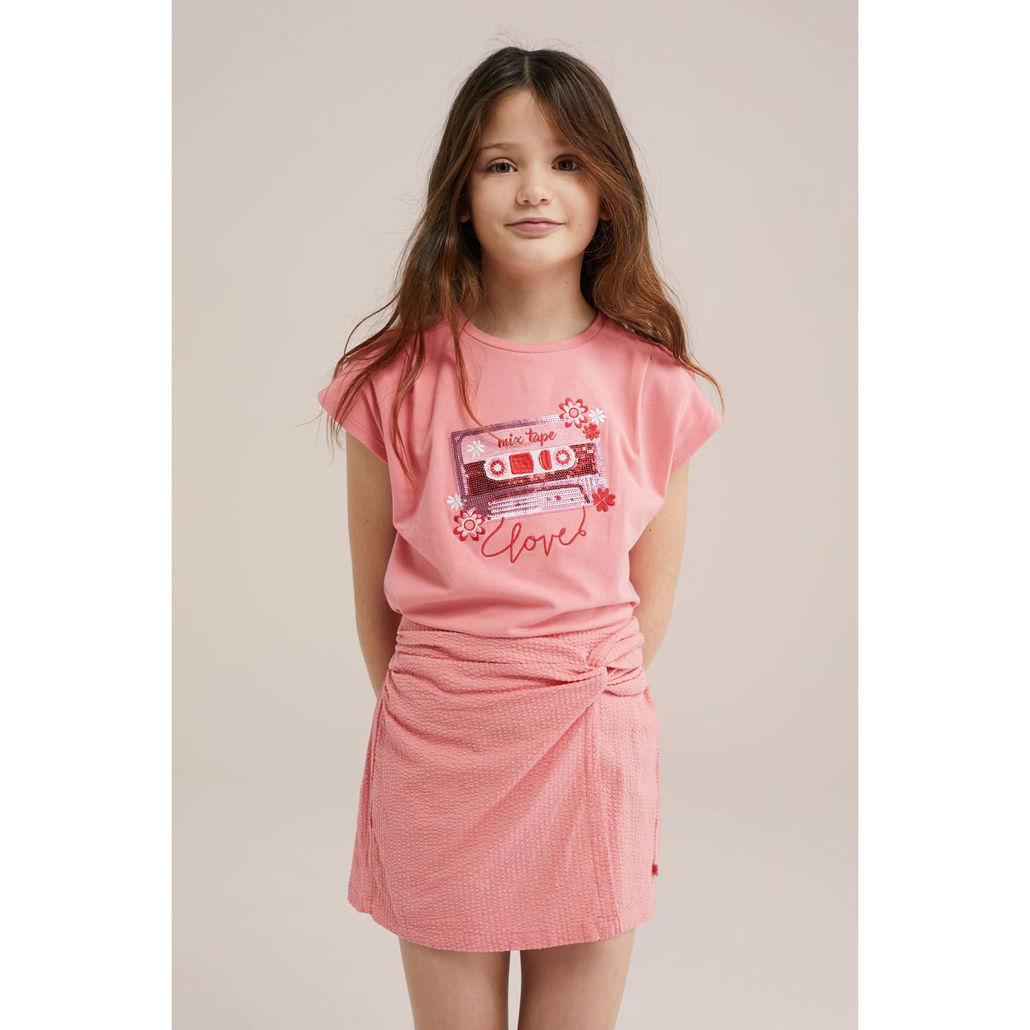 WE Fashion T-shirt roze