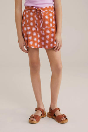 skort oranje/roze/wit