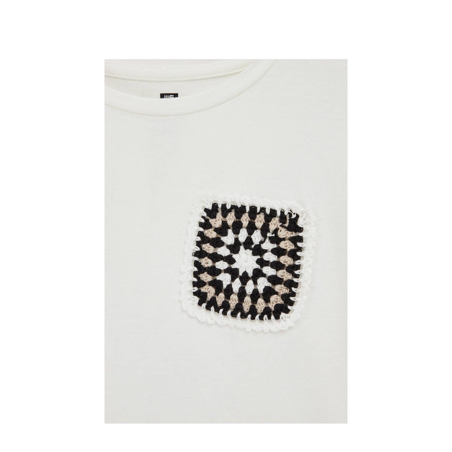 WE Fashion T-shirt wit gehaakt