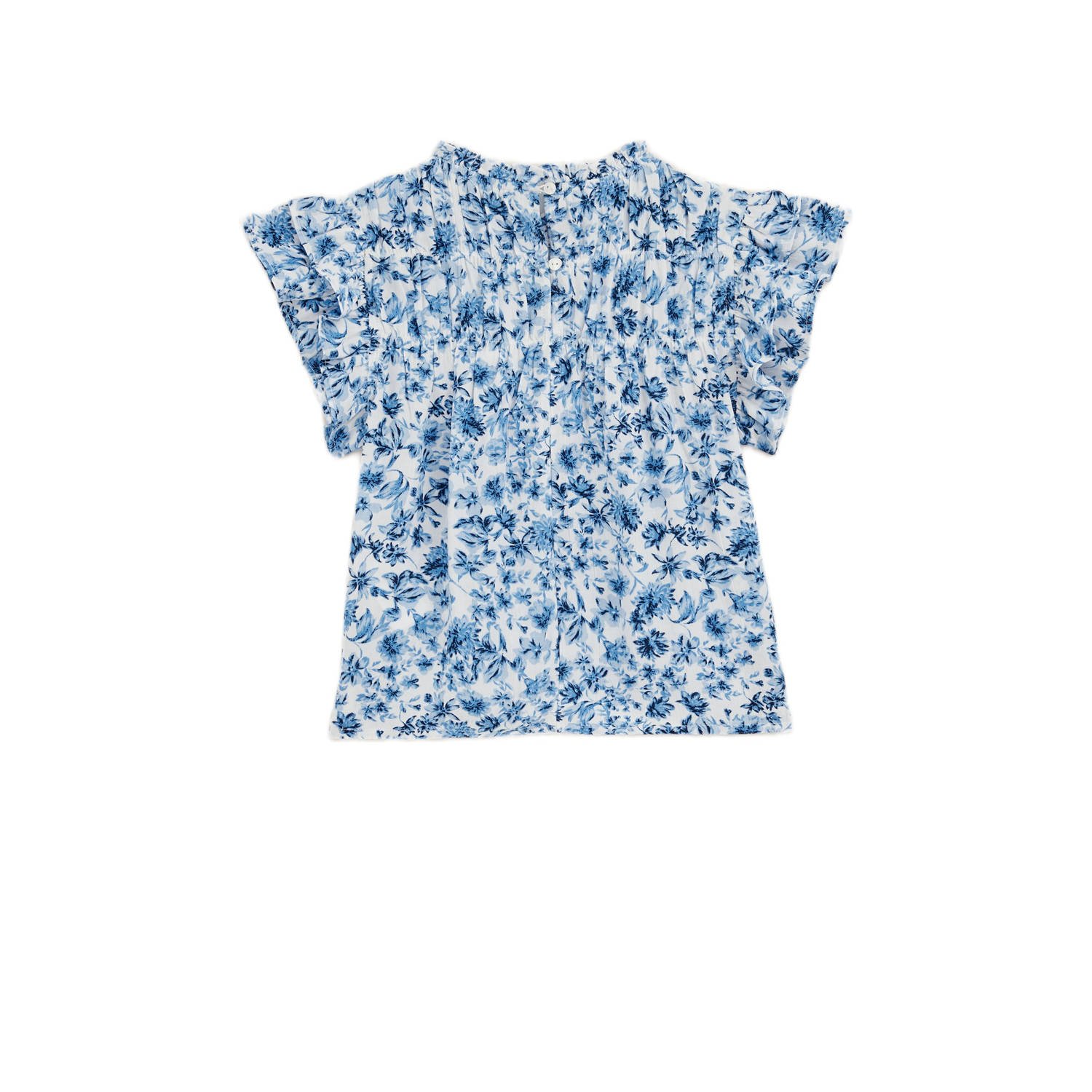WE Fashion blousetop lichtblauw