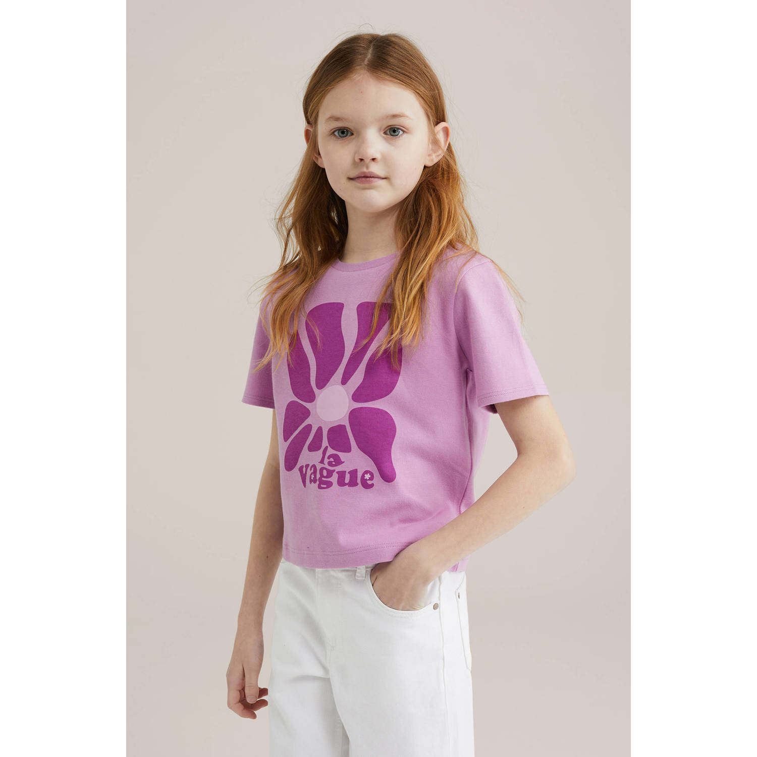 WE Fashion T-shirt lila