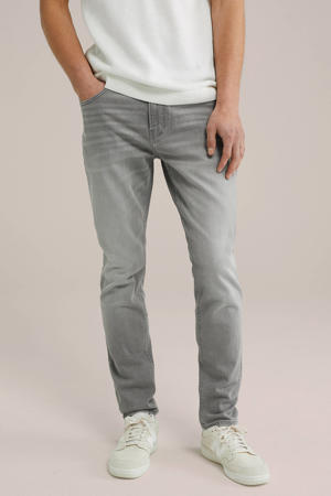 slim fit jeans light grey denim