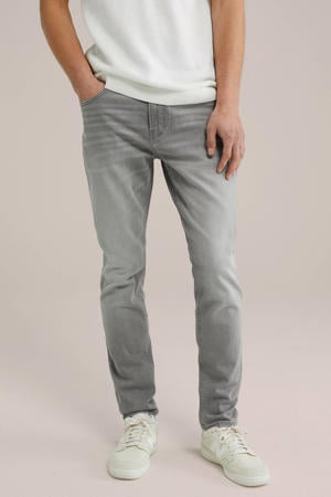 slim fit jeans light grey denim