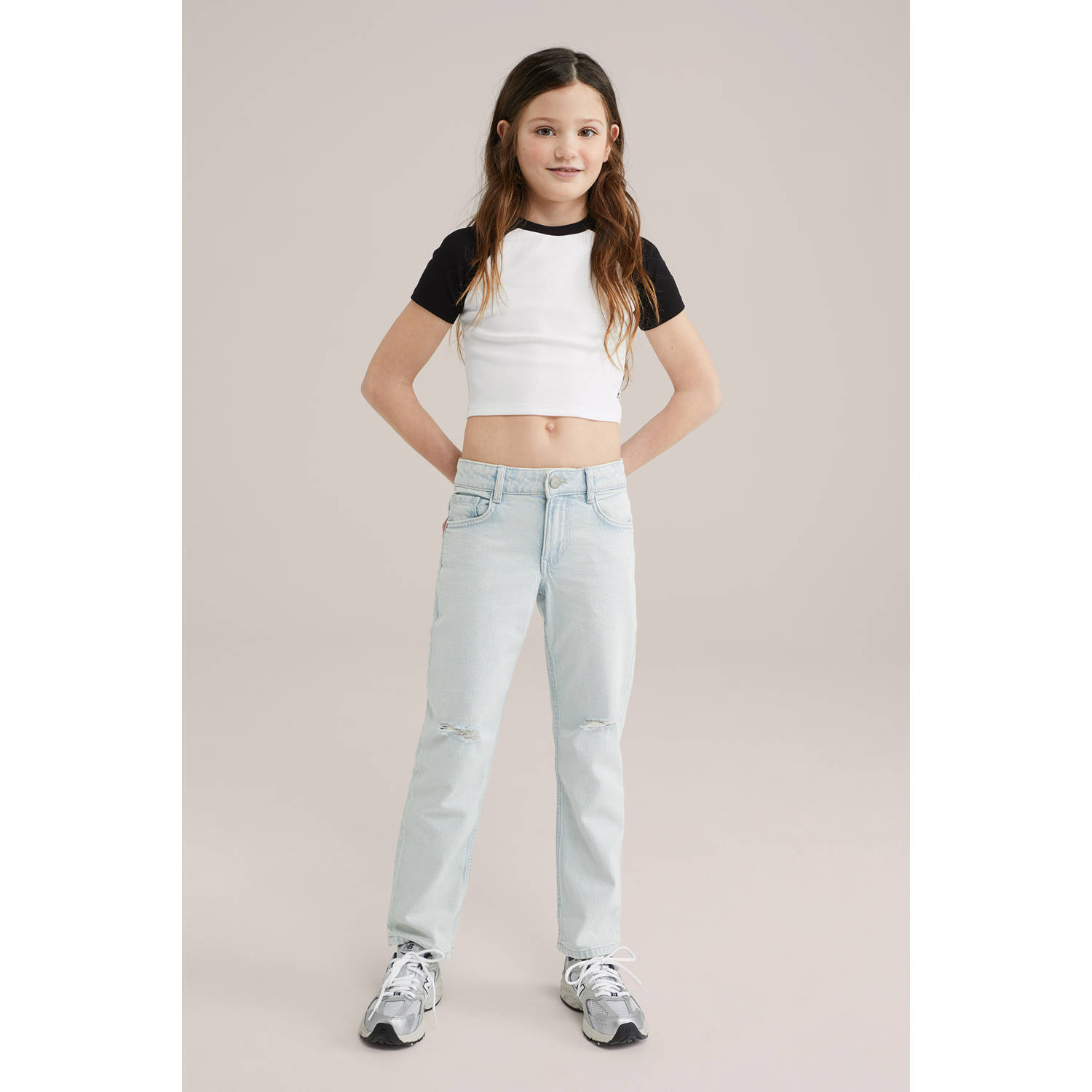 WE Fashion cropped top wit