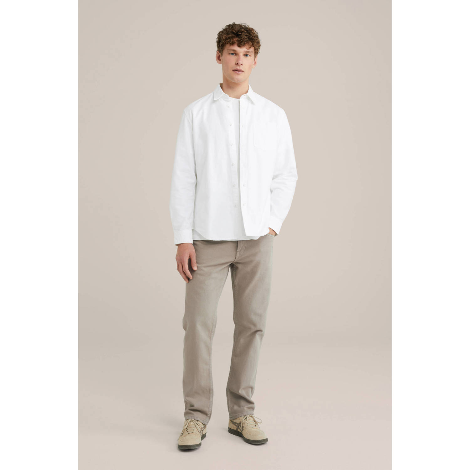 WE Fashion Blue Ridge regular fit jeans faded teak