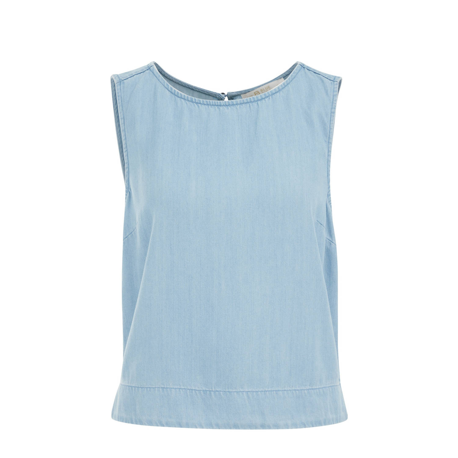WE Fashion Blue Ridge top light blue denim