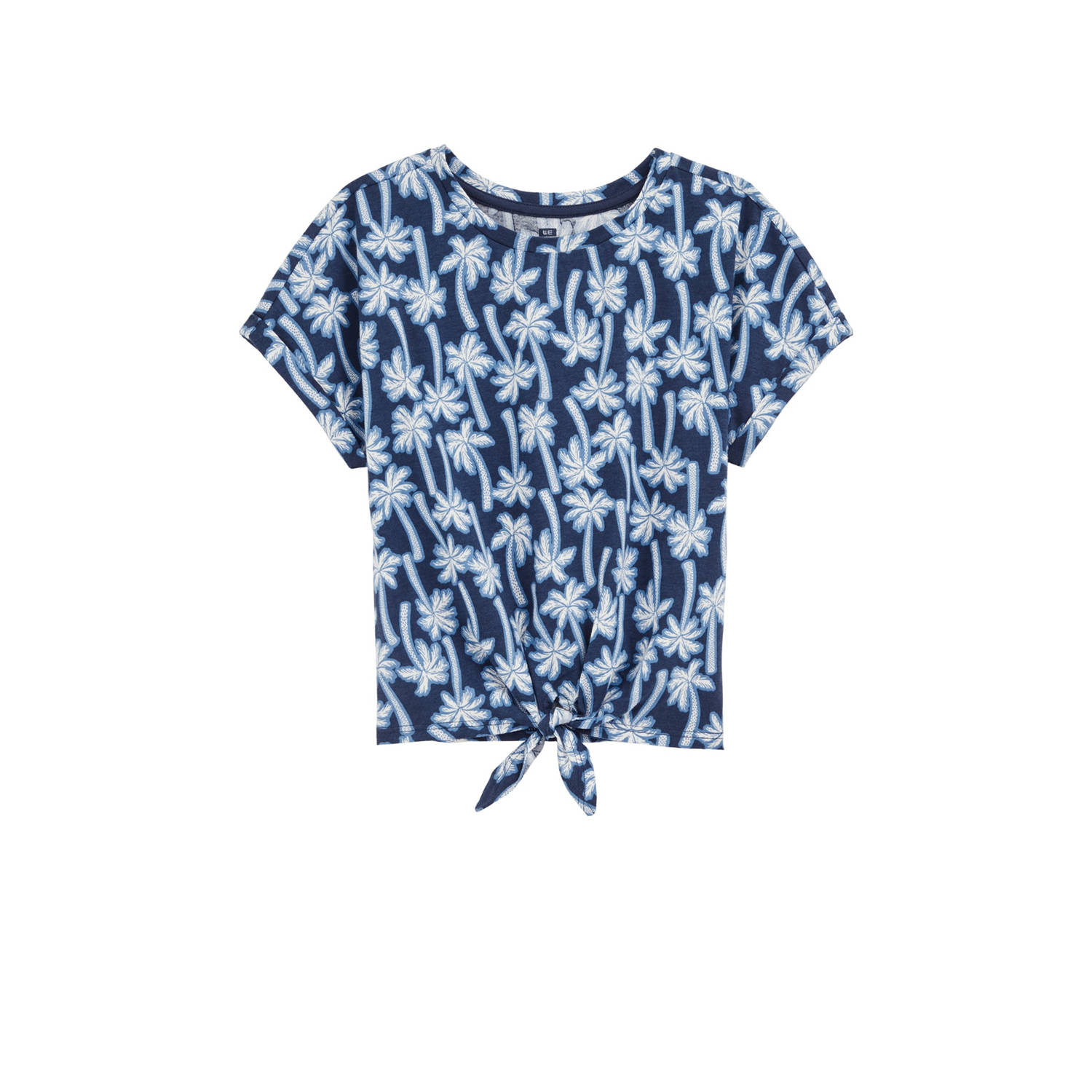 WE Fashion T-shirt donkerblauw