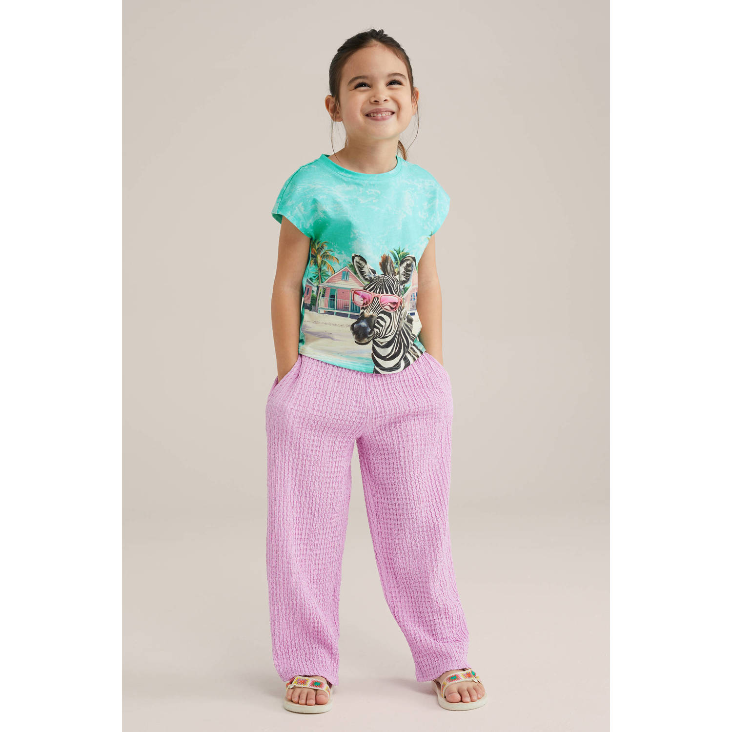 WE Fashion T-shirt turquoise