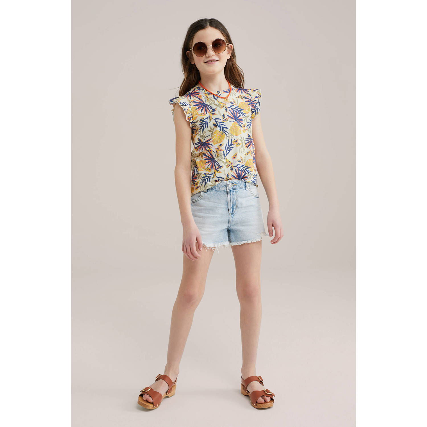 WE Fashion mouwloze top multi