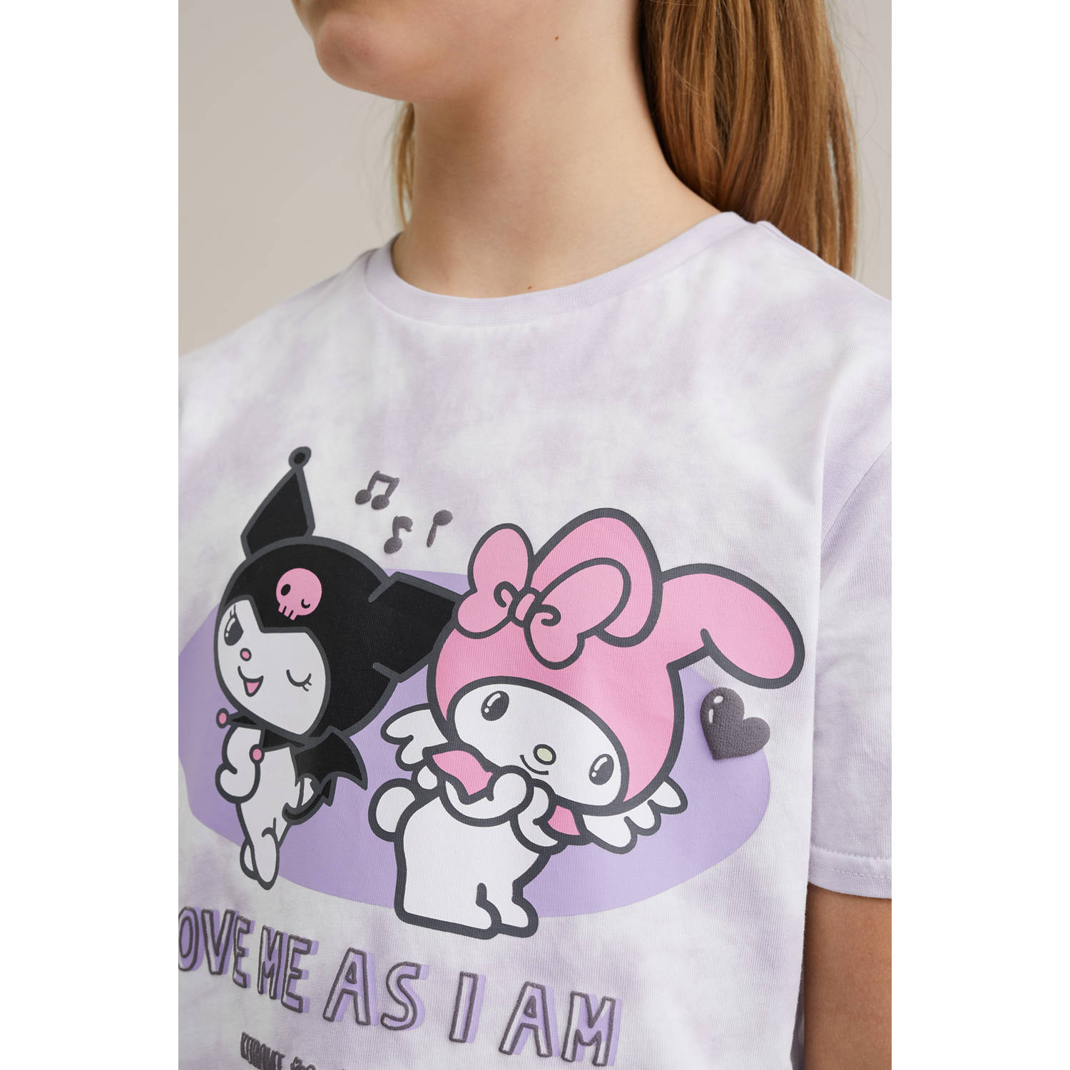 WE Fashion Hello Kitty T-shirt lila