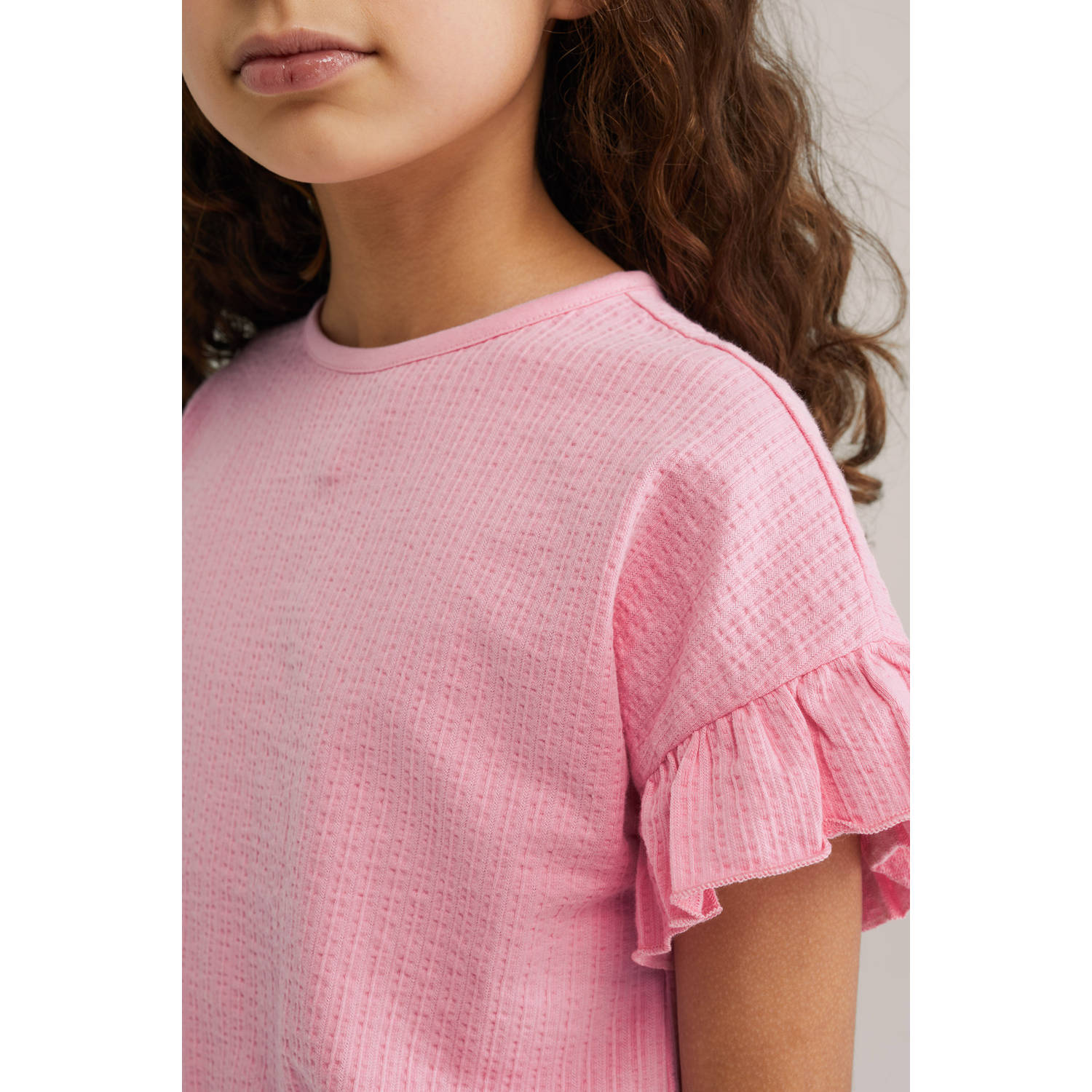 WE Fashion T-shirt lichtroze