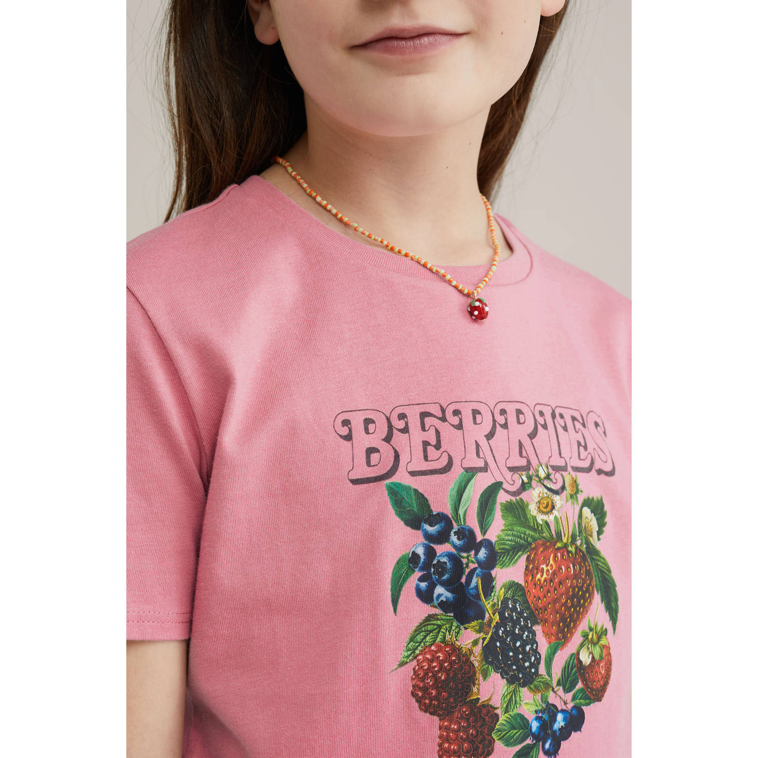 WE Fashion T-shirt lichtroze