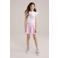 WE Fashion mouwloze top wit met pailletten