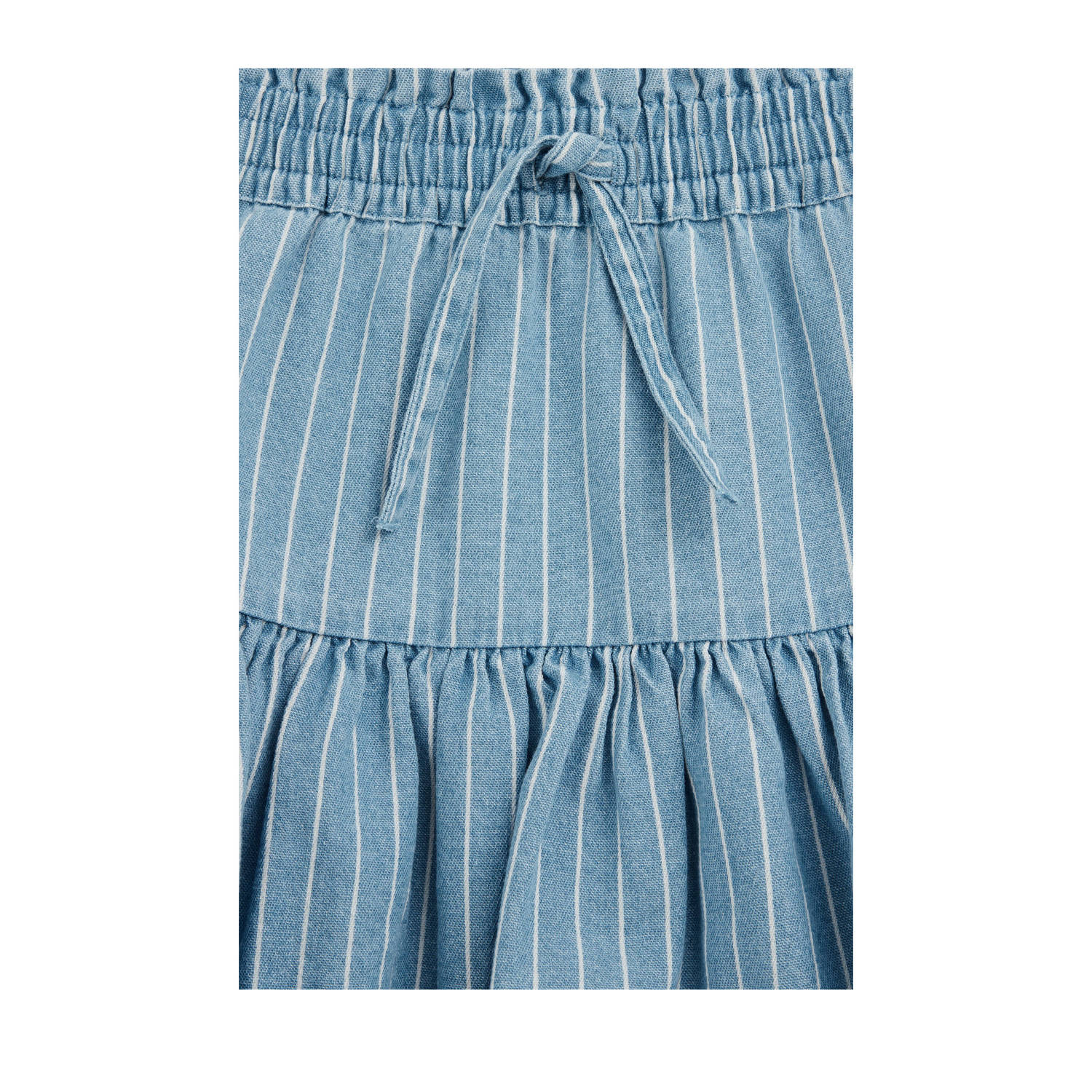 WE Fashion Blue Ridge strokenrok blauw