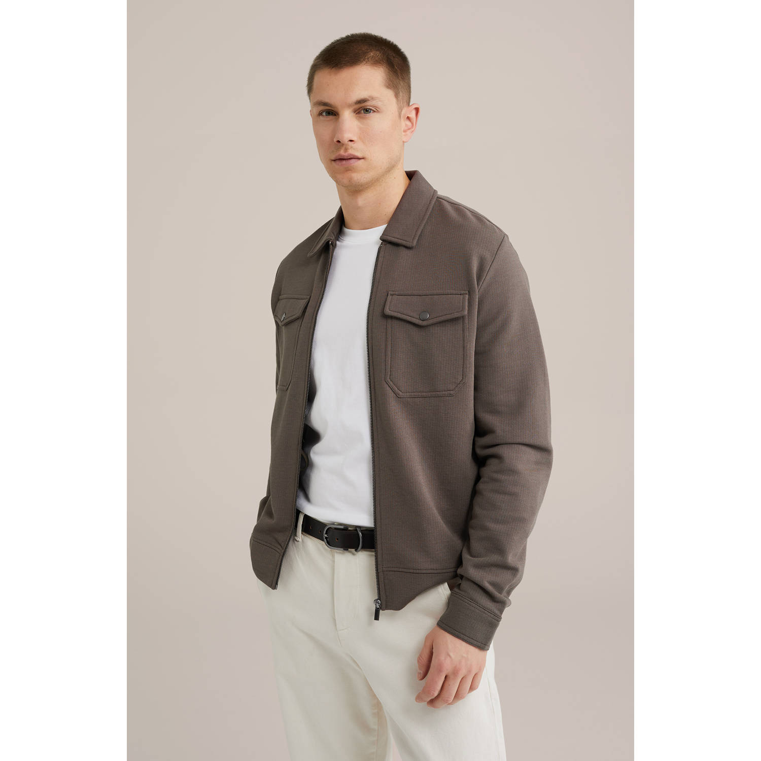 WE Fashion vest bruin