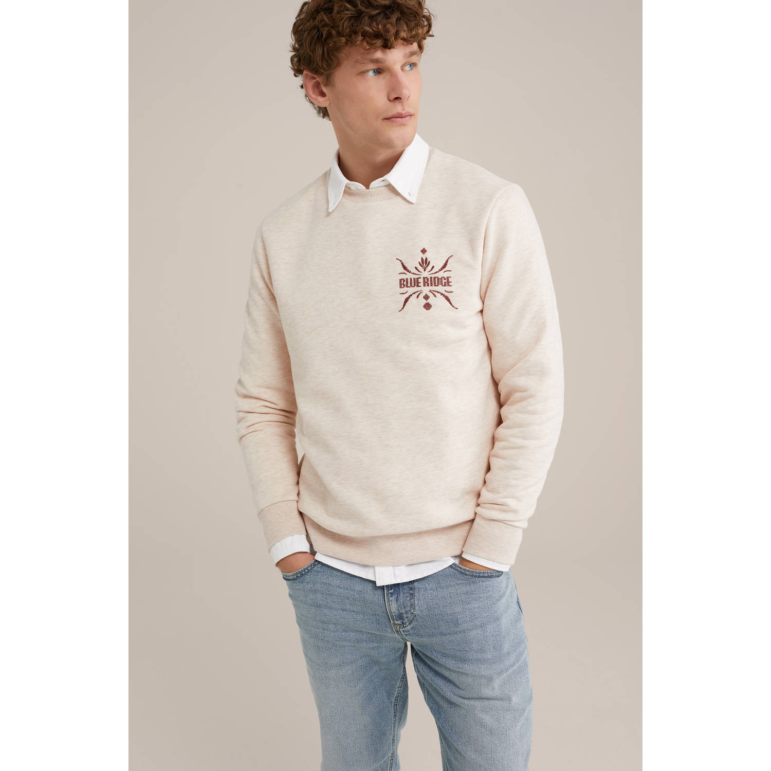 WE Fashion Blue Ridge sweater beige