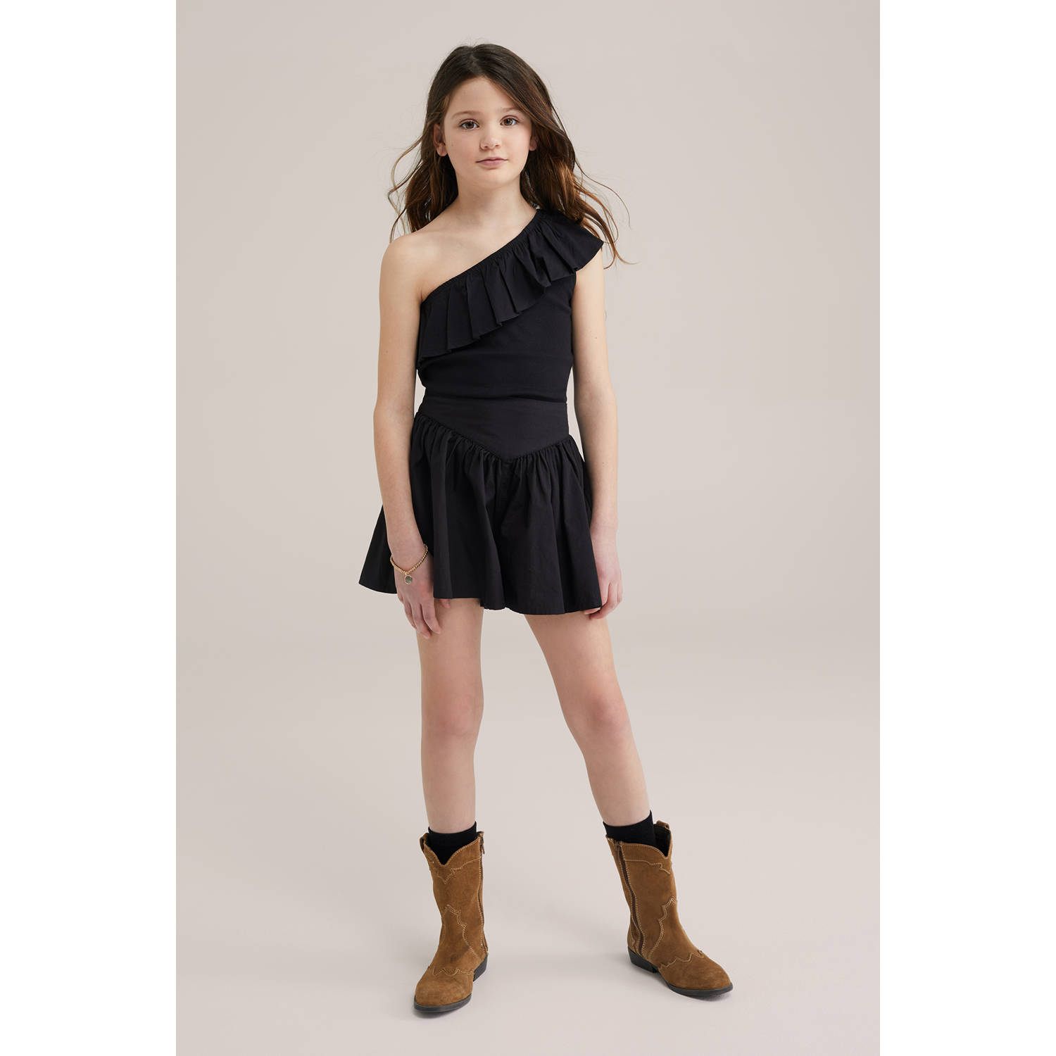 WE Fashion casual short zwart