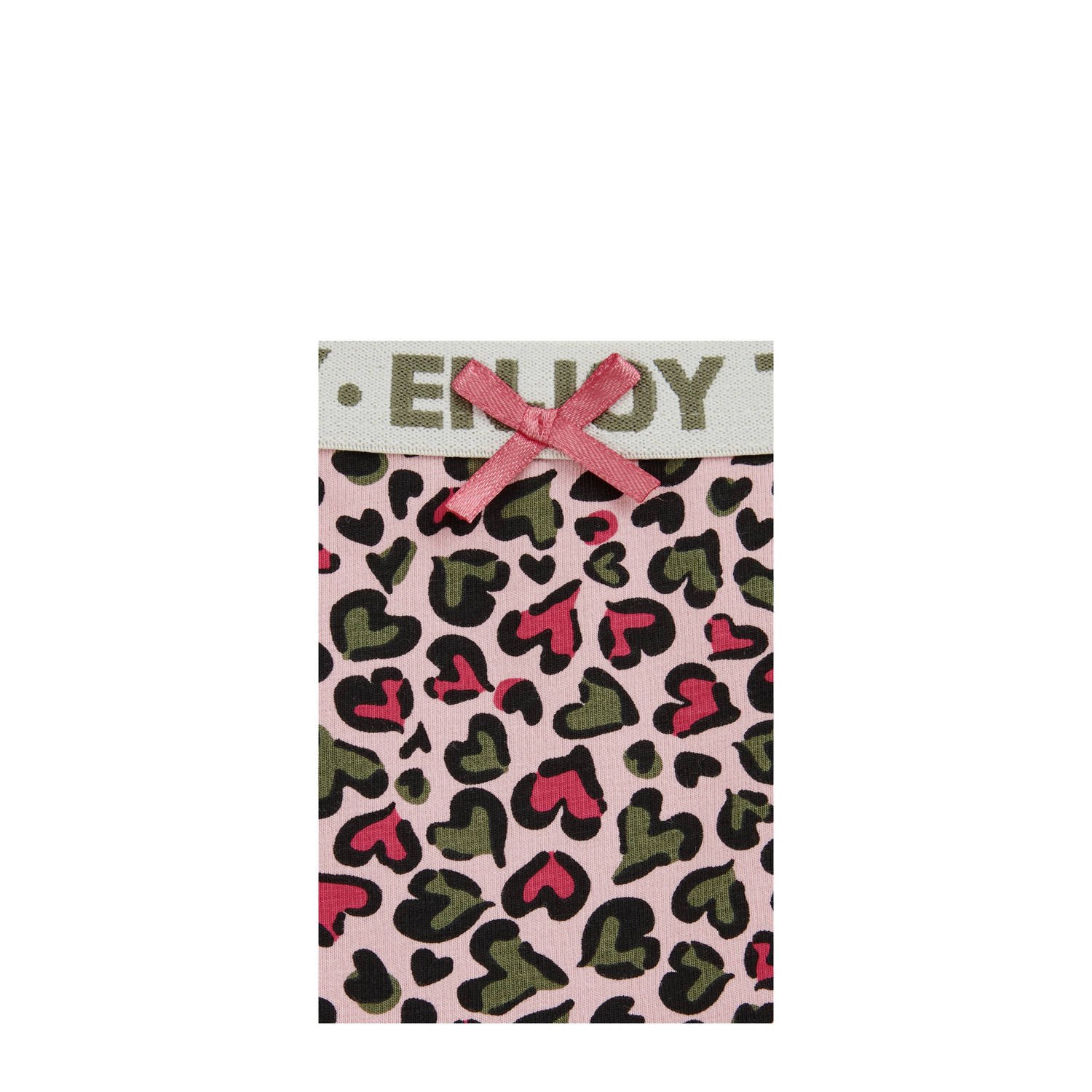 WE Fashion hipsters set van 4 groen roze
