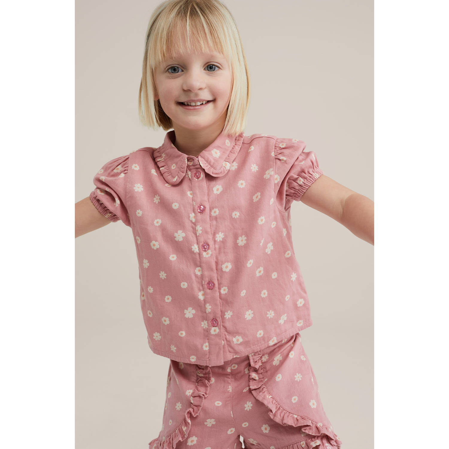 WE Fashion blouse roze