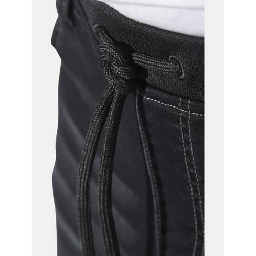 Jan Vanderstorm loose denim short GULLBRAND Plus Size zwart afbeelding