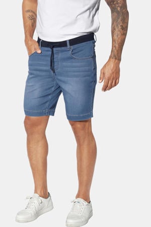 loose denim short GULLBRAND Plus Size lichtblauw