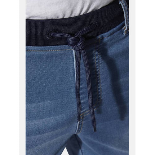 Jan Vanderstorm loose denim short GULLBRAND Plus Size lichtblauw afbeelding