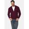 Jan Vanderstorm +FIT Collectie gebreid vest ONERVA Plus Size donkerrood