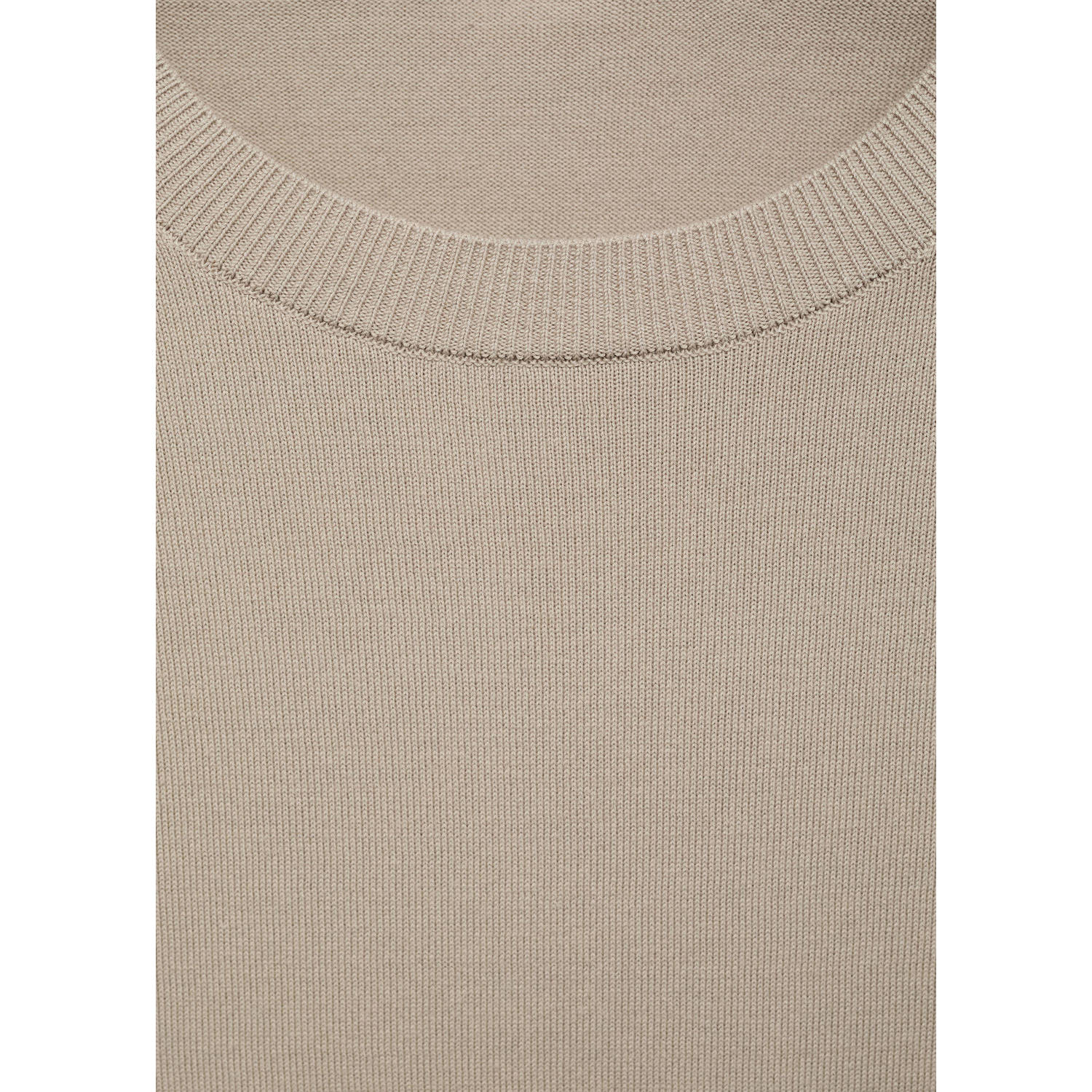 Mango Man Fijn gebreid katoenen T-shirt