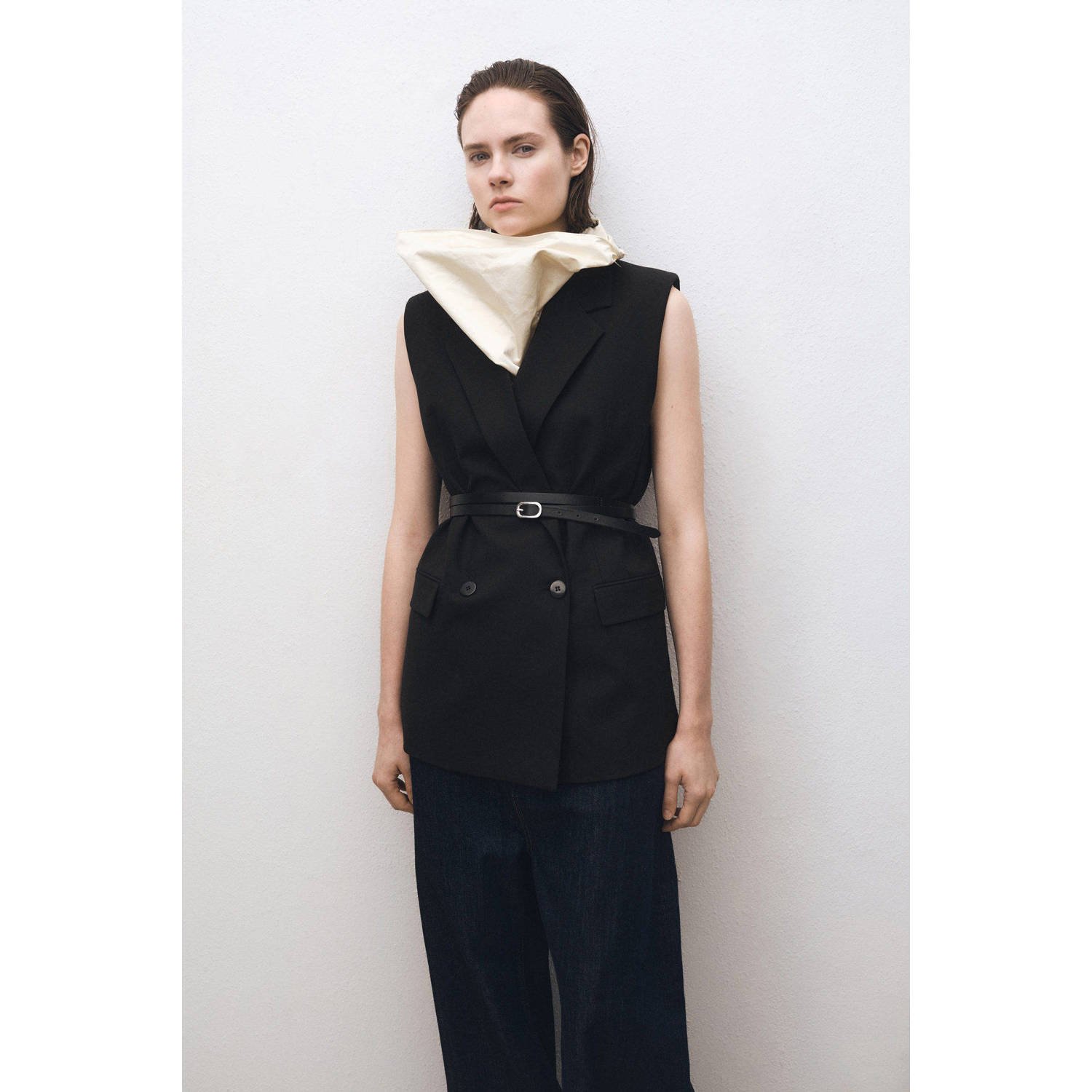 Mango gilet zwart