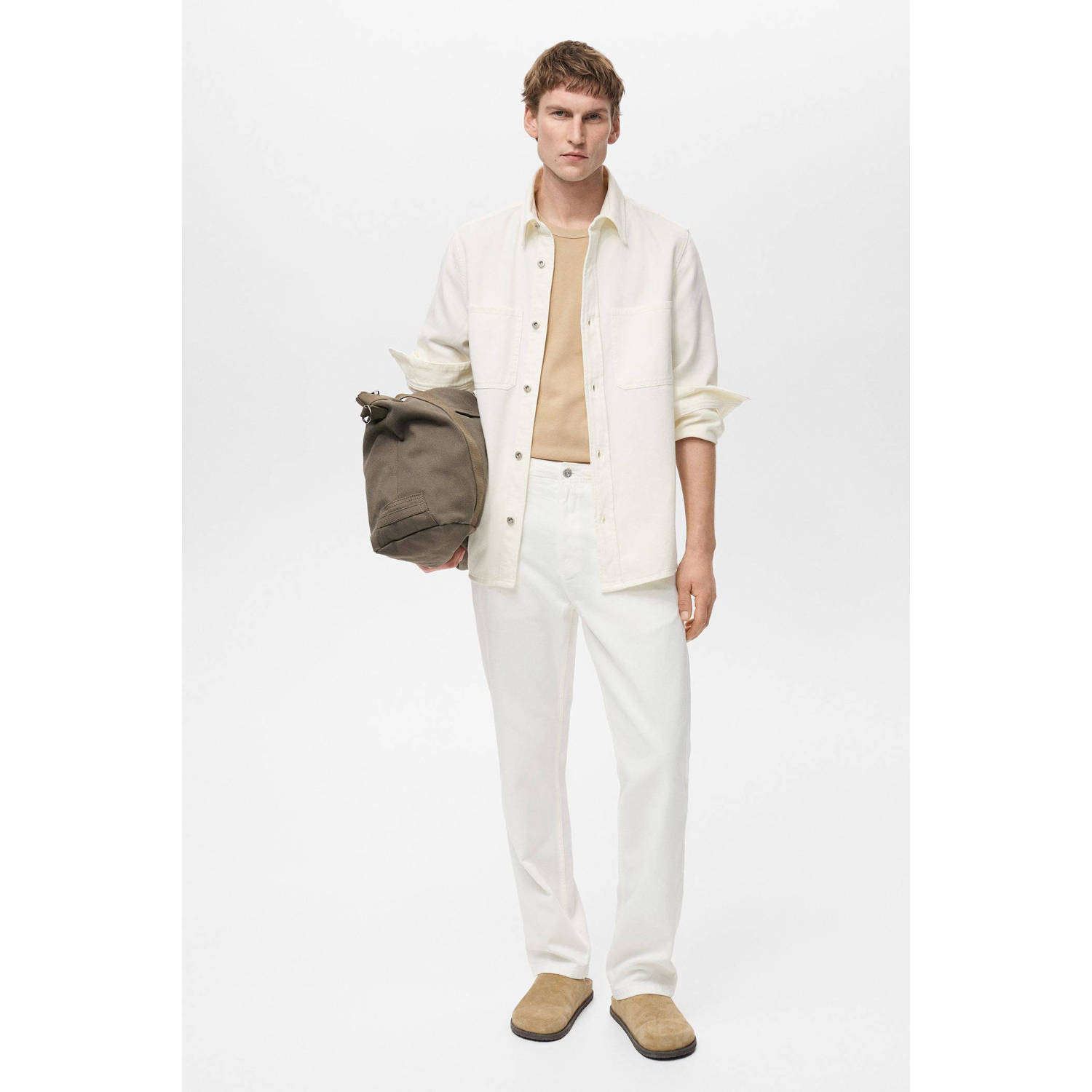 Mango Man overshirt ecru