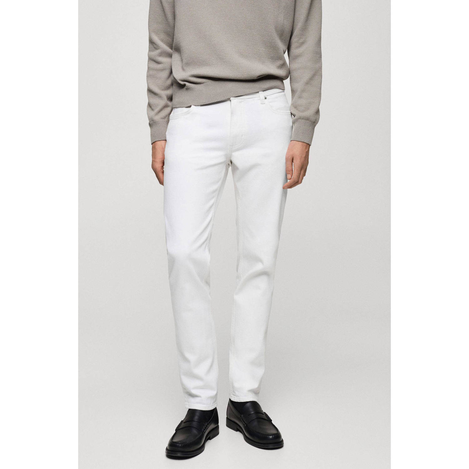 Mango Man slim fit jeans wit