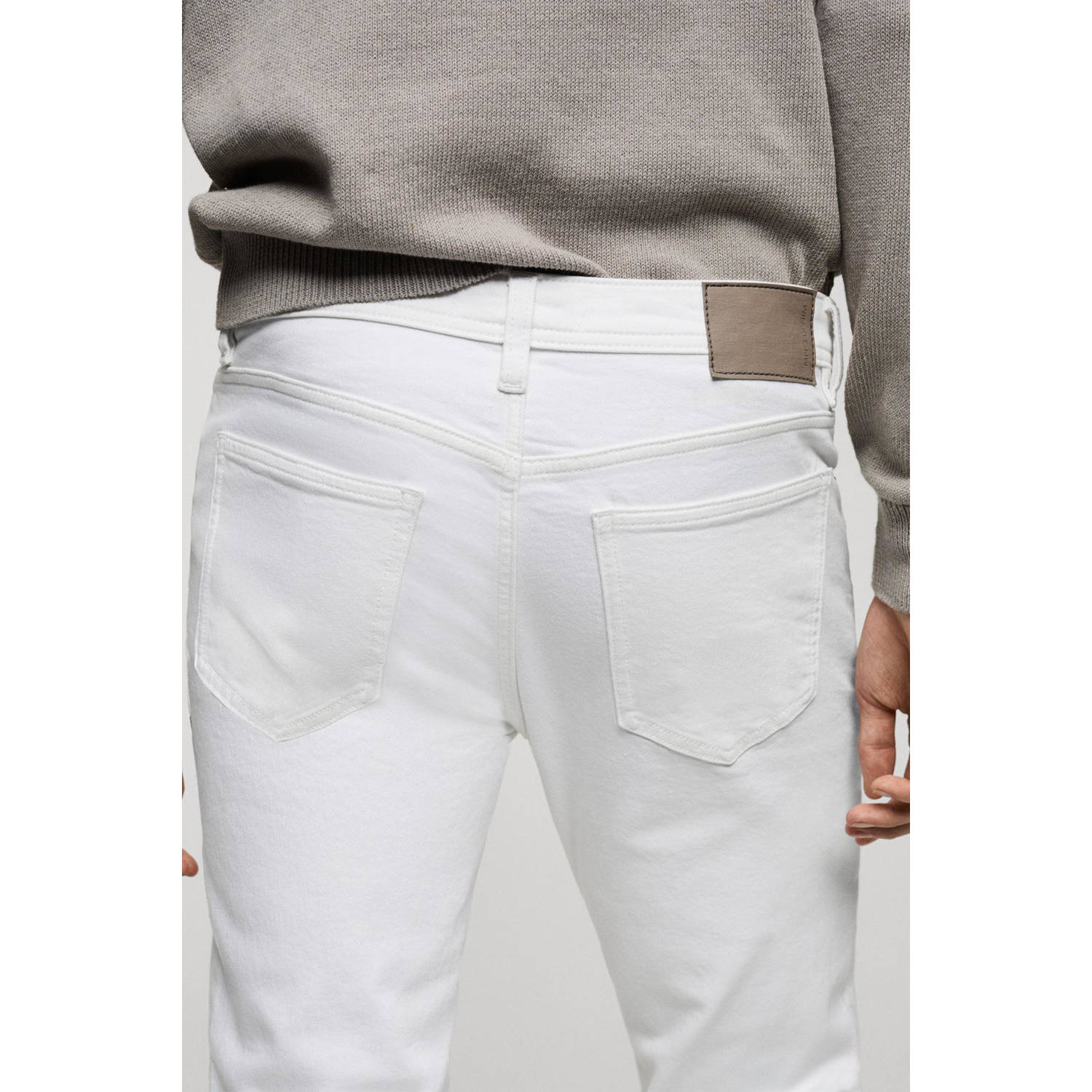 Mango Man slim fit jeans wit