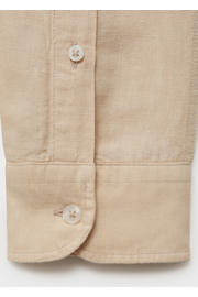 thumbnail: Mango Man linnen casual overhemd beige