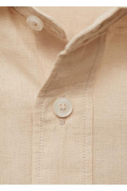 thumbnail: Mango Man linnen casual overhemd beige