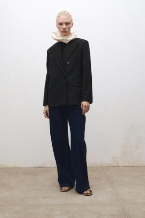 regular blazer zwart