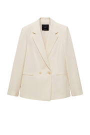 thumbnail: Mango regular blazer ecru