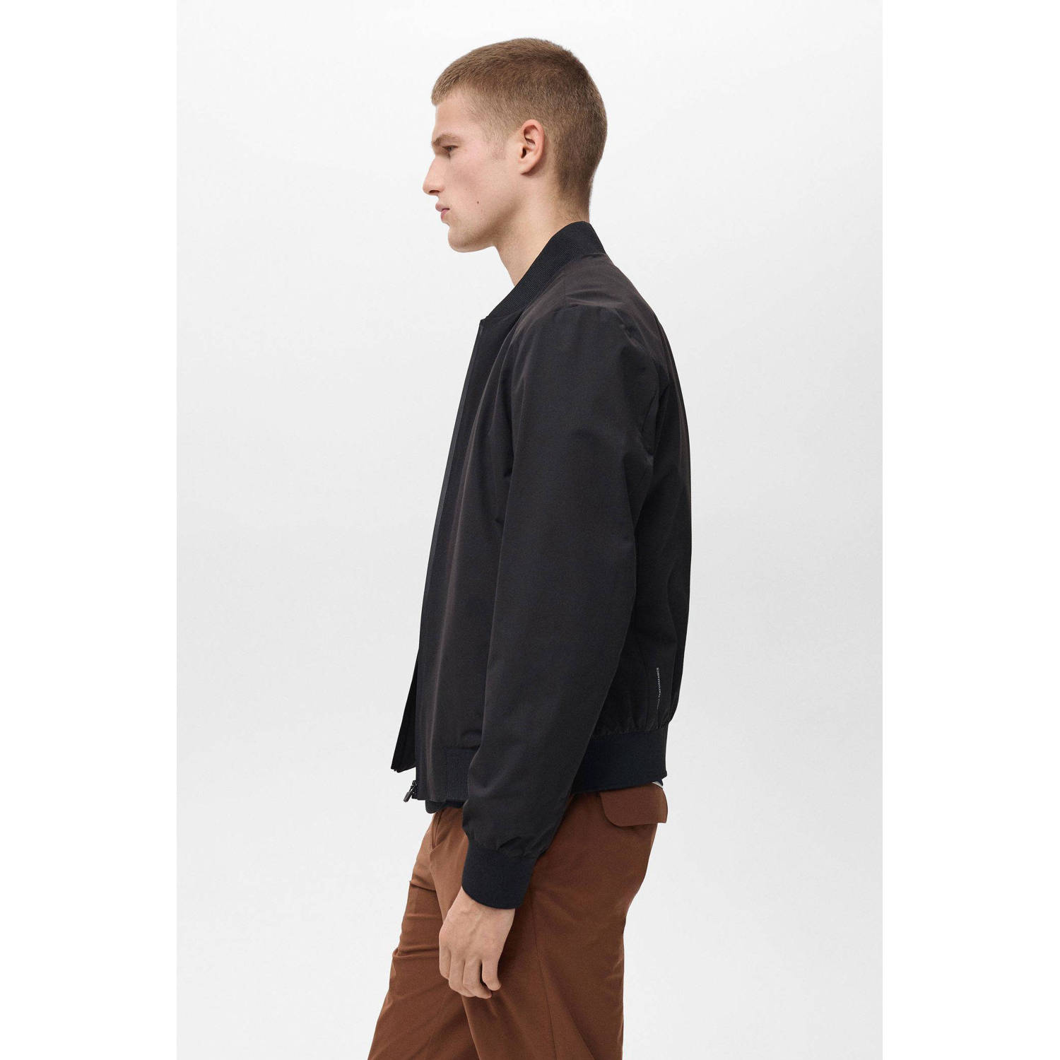 Mango Man bomberjack zwart