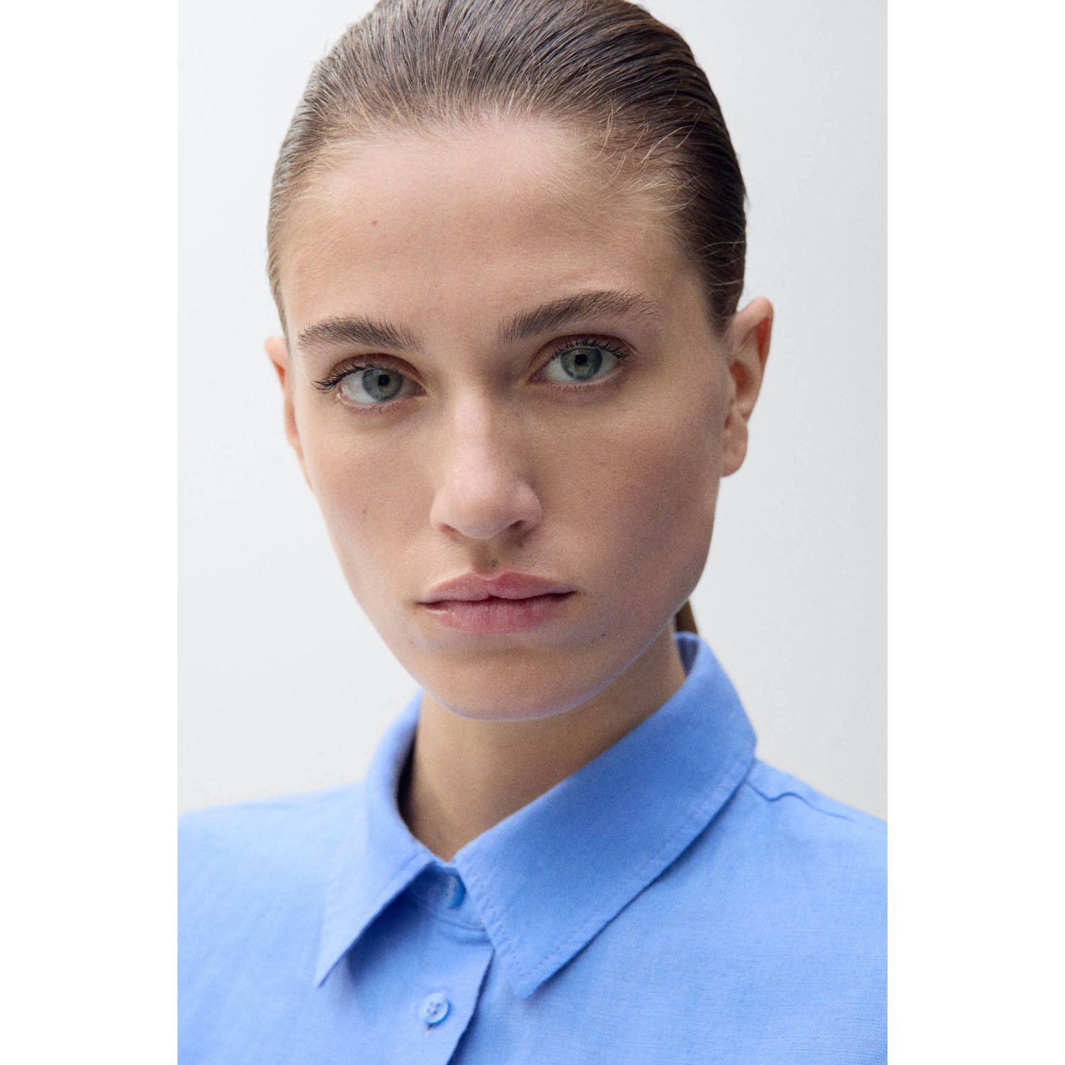 Mango blouse blauw