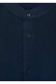 thumbnail: Mango Man linnen casual overhemd donkerblauw
